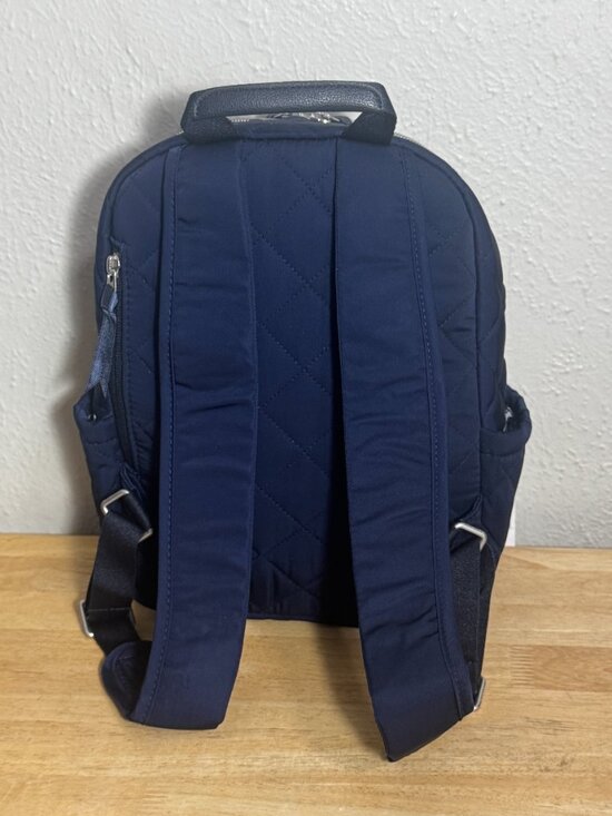 Vera Bradley Small Backpack in Performance Twill Navy Blue NWT main image 4